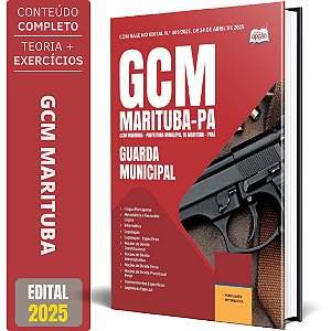 Apostila Prefeitura de Marituba PA 2025 - Guarda Municipal
