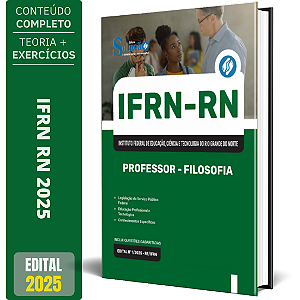 Apostila IFRN 2025 - Professor - Filosofia