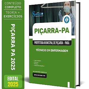 Apostila Prefeitura de Piçarra PA 2025 - Técnico em Enfermagem