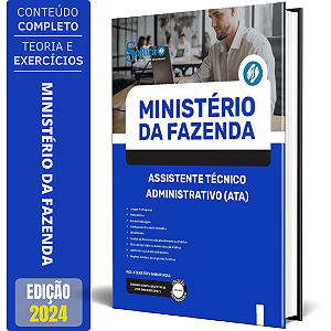 Apostila Ministério da Fazenda 2025 - Assistente Técnico-Administrativo (ATA)