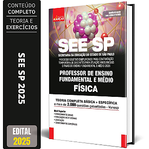 Apostila SEE SP 2025 - Professor de Física - Temporário