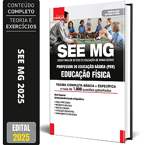 Apostila Concurso SEE MG 2025 - Professor De Educação Física
