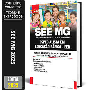 Apostila Concurso SEE MG 2025 - Especialista Em Educação Básica - EEB