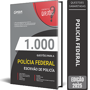Livro de Questões Gabaritadas PF 2025 - Escrivão de Polícia Federal