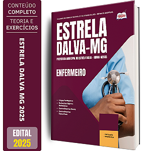 Apostila Prefeitura de Estrela Dalva MG 2025 - Enfermeiro