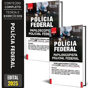 Apostila Policia Federal Pf 2025 - Papiloscopista Policial Federal