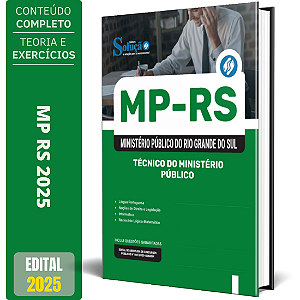 Apostila MP RS 2025 - Técnico do Ministério Público