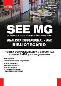 Apostila See Mg 2025 - Analista Educacional (ane) - Bibliotecário