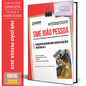 Apostila SME João Pessoa 2025 - Professor de Educação Básica I