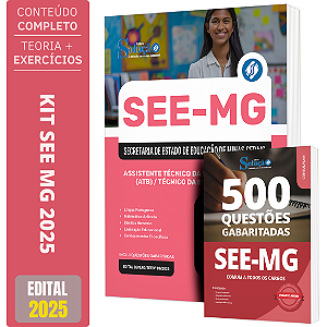 Kit Apostila SEE MG 2025 - Assistente Técnico da Educação Básica