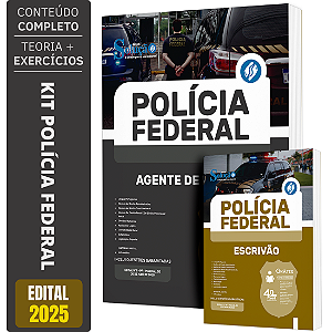 Kit Apostilas Para Agente e Escrivão da Polícia Federal 2025