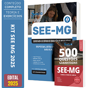 Kit Apostila Concurso SEE MG 2025 - Especialista Educação Básica