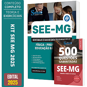 Kit Apostila Concurso SEE MG 2025 - Professor De Física + Testes