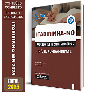 Apostila Prefeitura de Itabirinha MG 2025 - Nível Fundamental