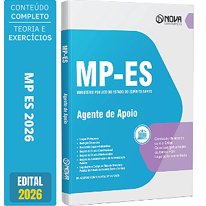 Apostila MP ES 2026 - Agente de Apoio - Administrativo