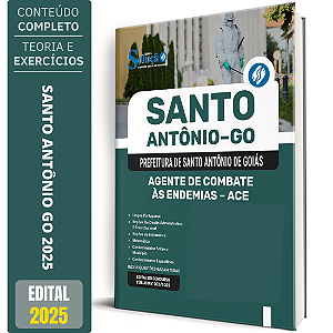 Apostila Prefeitura de Santo Antônio de Goiás GO 2025 - Agente de Combate às Endemias – ACE