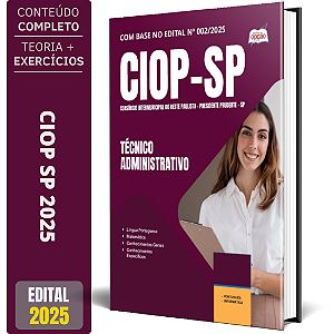 Apostila CIOP 2025 - Técnico Administrativo