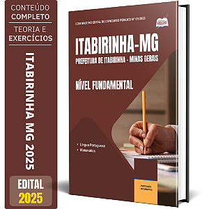 Apostila Prefeitura de Itabirinha MG 2025 - Nível Fundamental