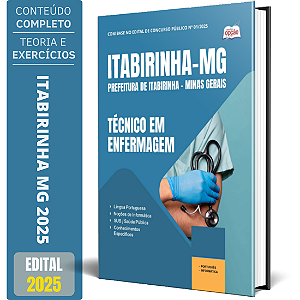 Apostila Prefeitura de Itabirinha MG 2025 - Técnico em Enfermagem