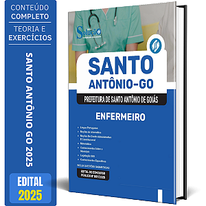 Apostila Prefeitura de Santo Antônio de Goiás GO 2025 - Enfermeiro