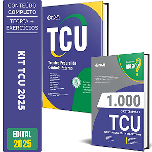 Kit Apostila TCU 2025 - Técnico Federal de Controle Externo