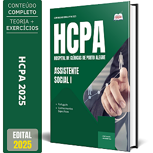 Apostila HCPA 2025 - Assistente Social I