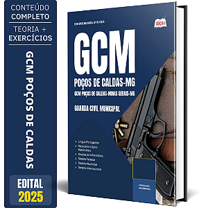 Apostila Prefeitura de Poços de Caldas MG 2025 - Guarda Civil Municipal