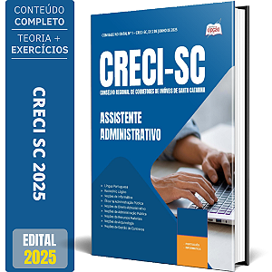 Apostila CRECI SC 2025 - Assistente Administrativo