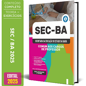 Apostila SEC BA 2025 - Comum aos Cargos de Professor