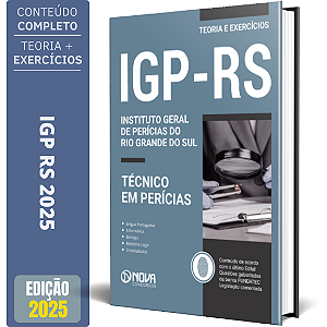 Apostila IGP RS 2025 - Técnico em Perícias