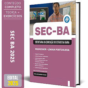 Apostila SEC BA 2025 - Professor - Língua Portuguesa