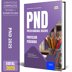 Apostila PND 2025 - Professor de Pedagogia