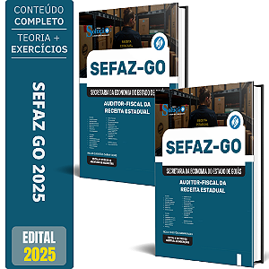 Apostila SEFAZ GO 2025 - Auditor-Fiscal da Receita Estadual