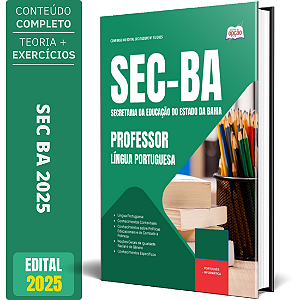 Apostila SEC BA 2025 - Professor - Língua Portuguesa