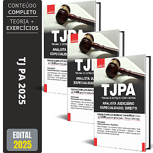 Apostila Tj Pa 2025 - Analista Judiciário Especialidade: Direito