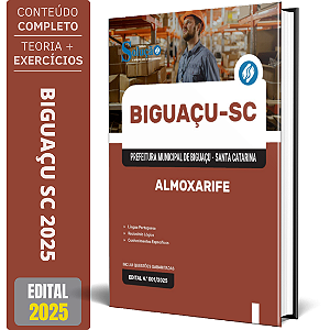 Apostila Prefeitura de Biguaçu SC 2025 - Almoxarife