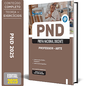Apostila PND (CNU Professores) 2025 - Professor - Arte