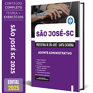 Apostila Prefeitura de São José SC 2025 - Agente Administrativo