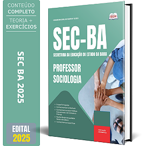 Apostila SEC BA 2025 - Professor - Sociologia