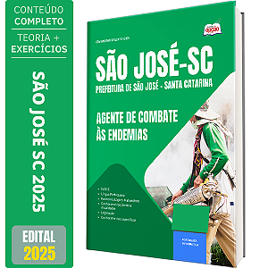 Apostila Prefeitura de São José SC 2025 - Agente de Combate às Endemias