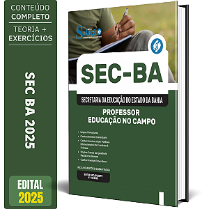 Apostila SEC BA 2025 - Professor - Educação no Campo