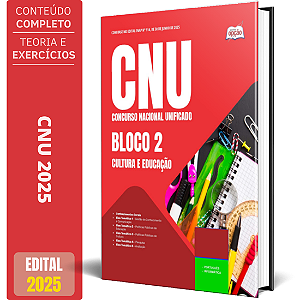 Apostila CNU 2025 - Bloco 2 - Cultura e Educação