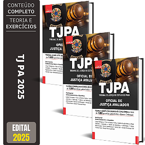 Apostila TJ PE 2025 - Oficial De Justiça Avaliador