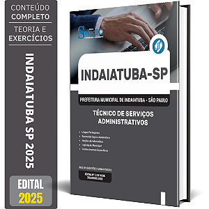 Apostila Prefeitura de Indaiatuba SP 2025 - Técnico De Serviços Administrativos