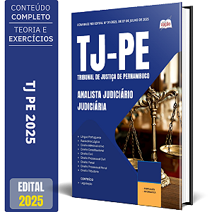 Apostila Concurso TJ PE 2025 - Analista Judiciário - Judiciária