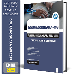 Apostila Prefeitura de Douradoquara MG 2025 - Oficial Administrativo