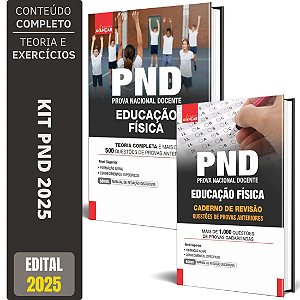 Kit Apostila PND 2025 - Educação Física + Revisão E Provas Anteriores