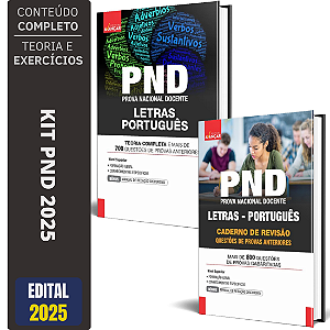 Kit Apostila PND 2025 - Português + Revisão E Provas Anteriores