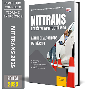 Apostila NITTRANS 2025 - Agente de Autoridade de Trânsito