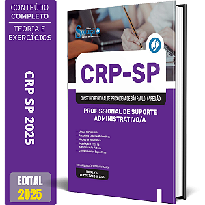Apostila CRP SP 2025 - Profissional De Suporte Administrativo/a
